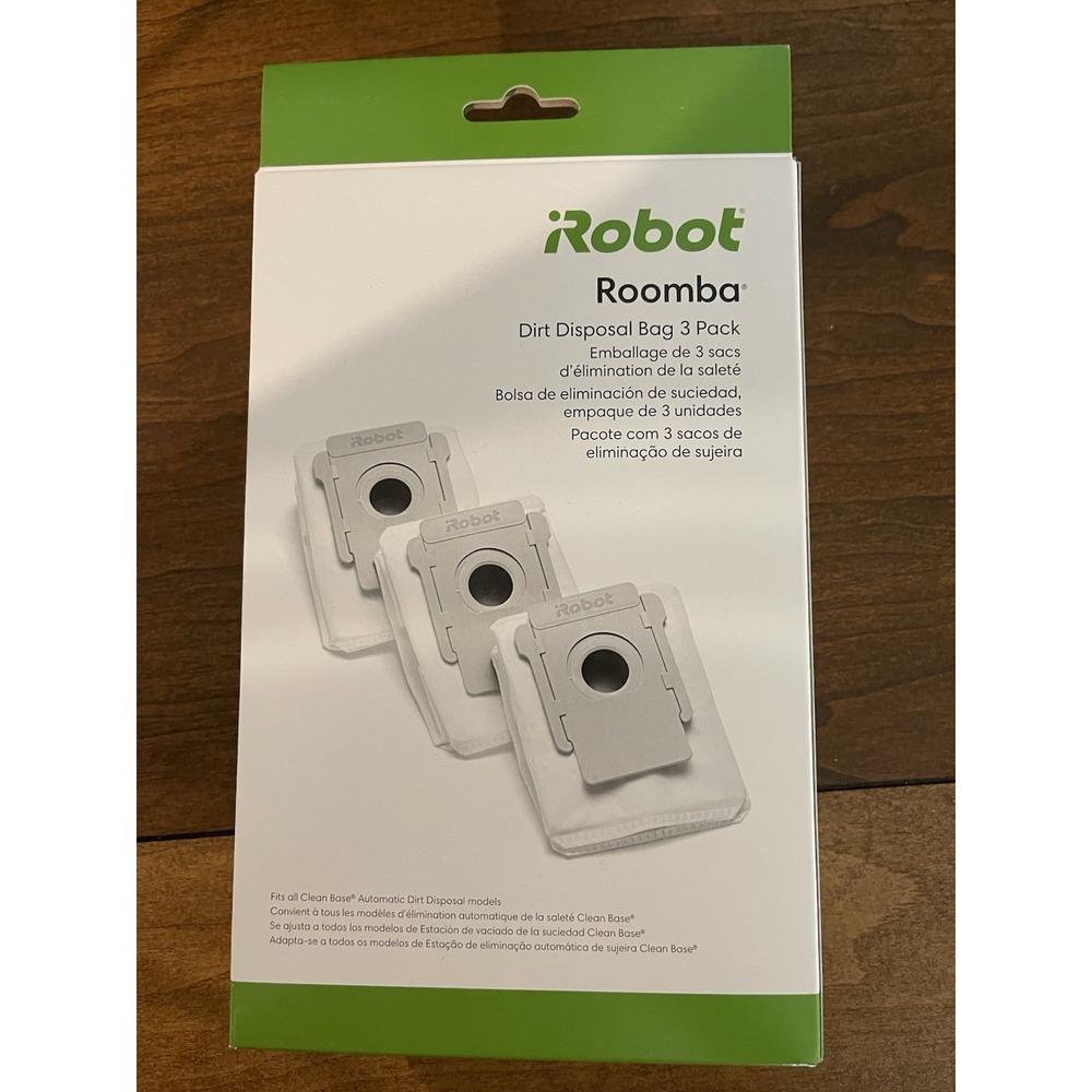 iRobot Authentic Replacement Part 3Ct -Dirt Disposal Bags Works W/ Roomba Clean - Picture 2 of 5